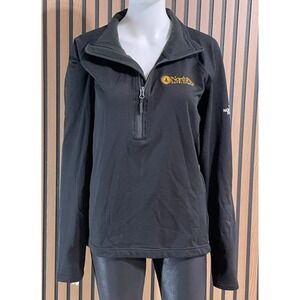 The North Face Men's M Black Activewear Top Polyester 1/4 Zip Golf Outdoor Sport
